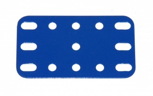 188 Flexible Plate 5x3 Blue Original