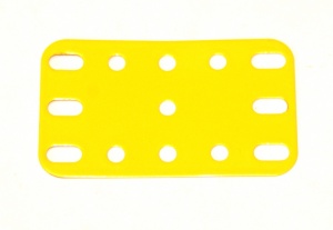 188 Flexible Plate 5x3 French Yellow Original