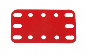 188 Flexible Plate 5x3 Light Red Original