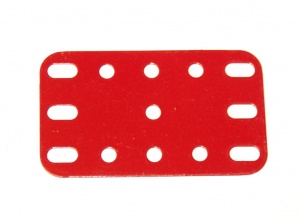 188 Flexible Plate 5x3 Red