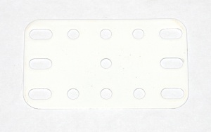 188 Flexible Plate 5x3 White Original