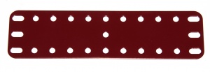 189 Flexible Plate 11x3 Dark Red Original