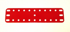 189 Flexible Plate 11x3 Red