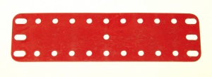 189 Flexible Plate 11x3 Mid Red Original