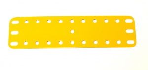 189 Flexible Plate 11x3 UK Yellow