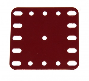 190 Flexible Plate 5x5 Dark Red Original