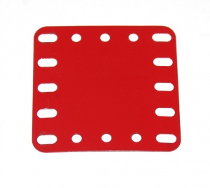 190 Flexible Plate 5x5 Light Red Original