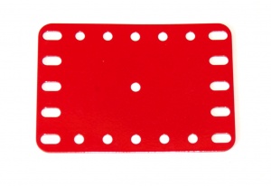 190a Flexible Plate 5x7 Light Red Original