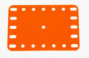 190a Flexible Plate 5x7 Orange Original