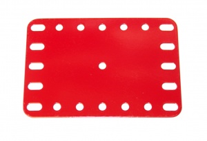 190a Flexible Plate 5x7 Red