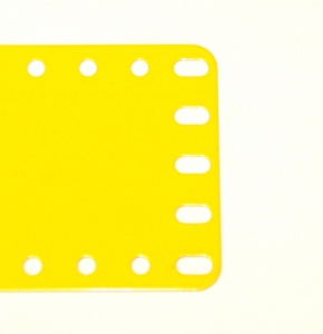 191 Flexible Plate 5x9 French Yellow Original