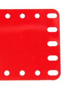 197 Flexible Plate 5x25 Hole Mid Red Original