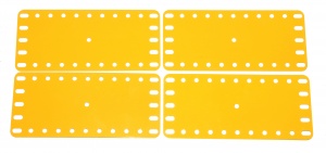 192 Flexible Plate 5x11 UK Yellow Original x4