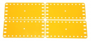 192 Flexible Plate 5x11 UK Yellow Original x4