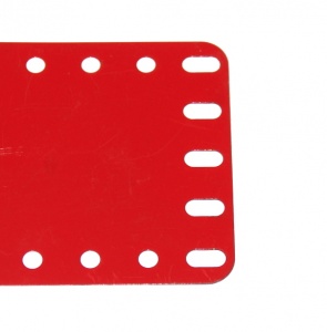 195 Flexible Plate 5x15 Hole Light Red Original