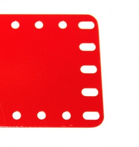 197 Flexible Plate 5x25 Red