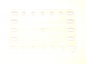 193b Transparent Plate 7x5 Hole