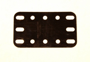 194 Flexible Plastic Plate 5x3 Black Original
