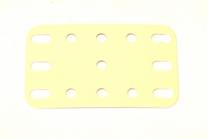 194 Flexible Plastic Plate 5x3 White Original
