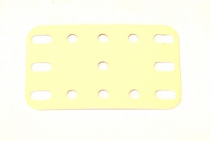 194 Flexible Plastic Plate 5x3 White Original