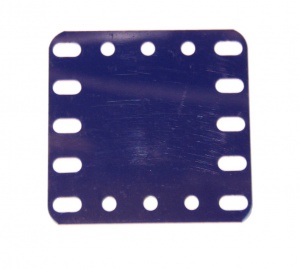 194a Flexible Plastic Plate 5x5 Blue
