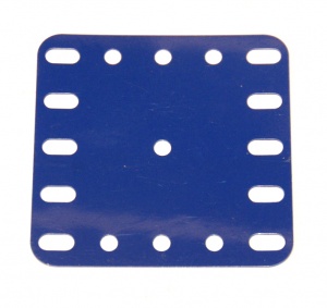 194a Flexible Plastic Plate 5x5 Blue Original