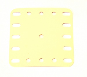 194a Flexible Plastic Plate 5x5 White Original