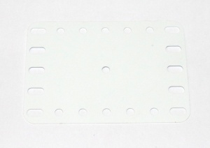 194b Flexible Plastic Plate 7x5 White Original