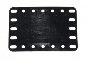 194b Flexible Plastic Plate 7x5 Black Original