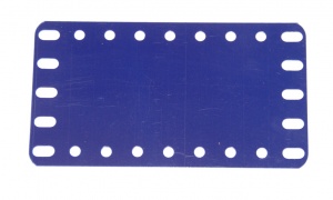 194c Flexible Plastic Plate 9x5 Blue
