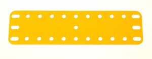 194d Flexible Plastic Plate 11x3 UK Yellow Original