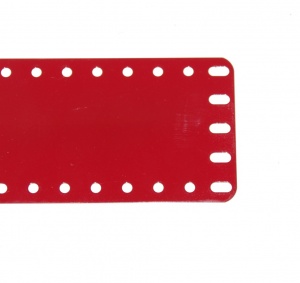 197 Flexible Plate 5x25 Hole Mid Red Repainted
