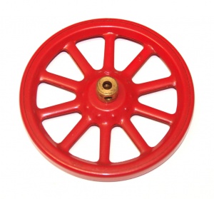 19a Spoked Wheel 3'' Red Original