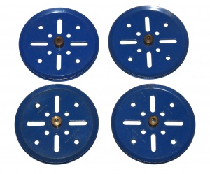 19b 3'' Pulley Blue Original x4