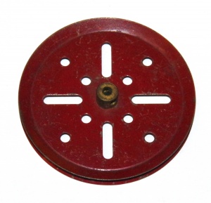 19b 3'' Pulley Dark Red Original