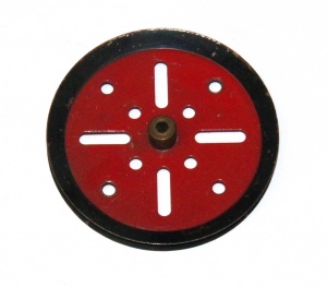 19b 3'' Pulley Red and Black Original