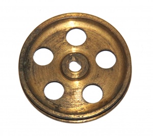 21 1'' Pulley Brass Tunnel Fixing Original