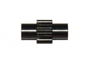 213d Tri-Flat Axle Connector & Pinion Black Plastic Original