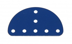 214 Semi Circular Plate French Blue Original