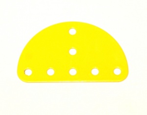 214 Semi-Circular Plate French Yellow Original