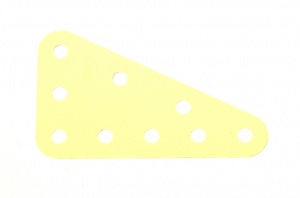 221p Flexible Triangular Plate 5x3 White Plastic Original