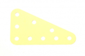 221p Flexible Triangular Plate 5x3 White Plastic Original