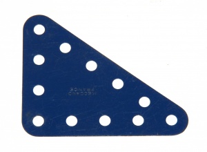 222 Flexible Triangular Plate 5x4 Blue Original