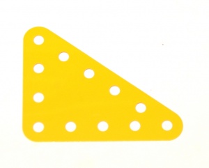 222 Flexible Triangular Plate 5x4 UK Yellow Original