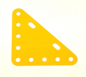 223 Flexible Triangular Plate 5x5 UK Yellow Original