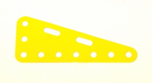 224 Flexible Triangular Plate 7x3 French Yellow Original
