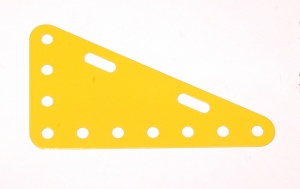 225 Flexible Triangular Plate 7x4 French Yellow Original
