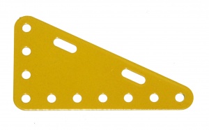 225 Flexible Triangular Plate 7x4 Mustard Yellow Original