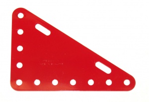 226 Flexible Triangular Plate 7x5 Mid Red Original