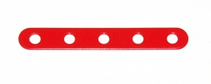 235 Narrow Strip 5 Hole Red Original